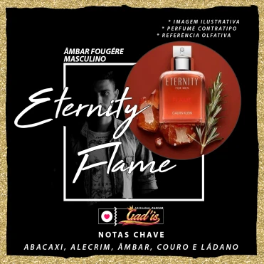 Perfume Similar Gadis 1000 Inspirado em Eternity Flame For Men Contratipo